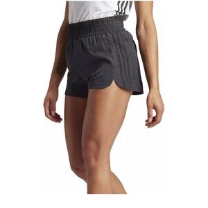 Womens large adidas black high waisted athletic shorts